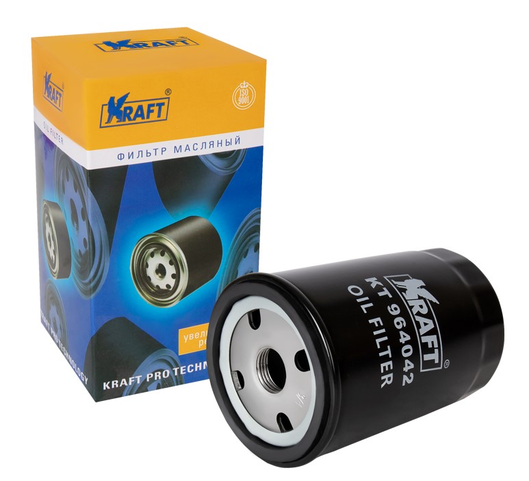 Фильтр масляный для а/м Audi 100 (90-94), A3 (96-03), A4 (95-01) - KRAFT KT 964042