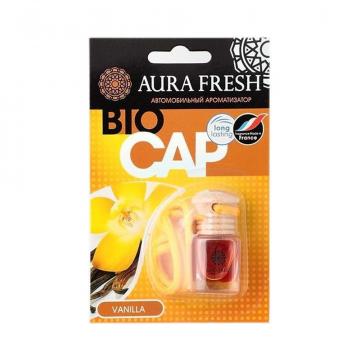 Ароматизатор на зеркало BIO CAP флакон 6ml Ваниль - AURA FRESH 23015
