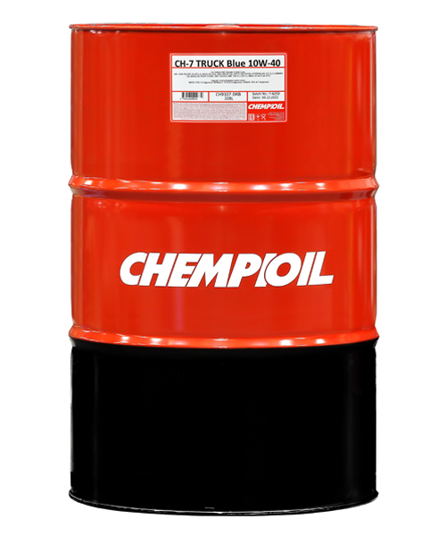 10w-40 ch-7 truck Blue ck-4/ cj-4, E6/ E9 208л (синт. мотор. масло) HCV - CHEMPIOIL CH9107-DR