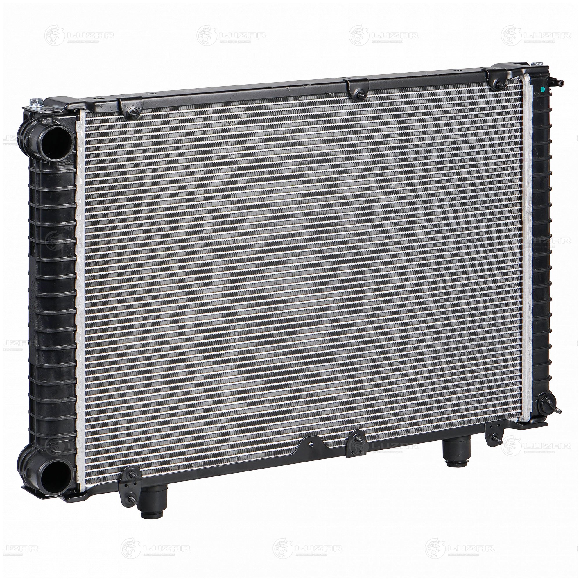 Радиатор охлаждения для а/м ГАЗель-Бизнес УМЗ (паяный, алюм.) (Heavy Duty) (повыш.теплоотдача) - Luzar LRc 0303