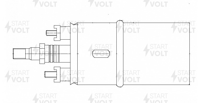 Мотор бензонасоса для а/м Audi 80 (86-) 1.8i/100 (90-) 2.3i - STARTVOLT SFP 1813