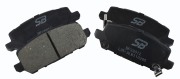 Колодки тормозные дисковые | зад | - SB Nagamochi BP28012