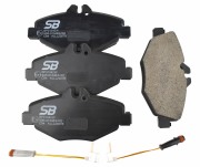 Колодки тормозные дисковые | перед | - SB Nagamochi BP31342W