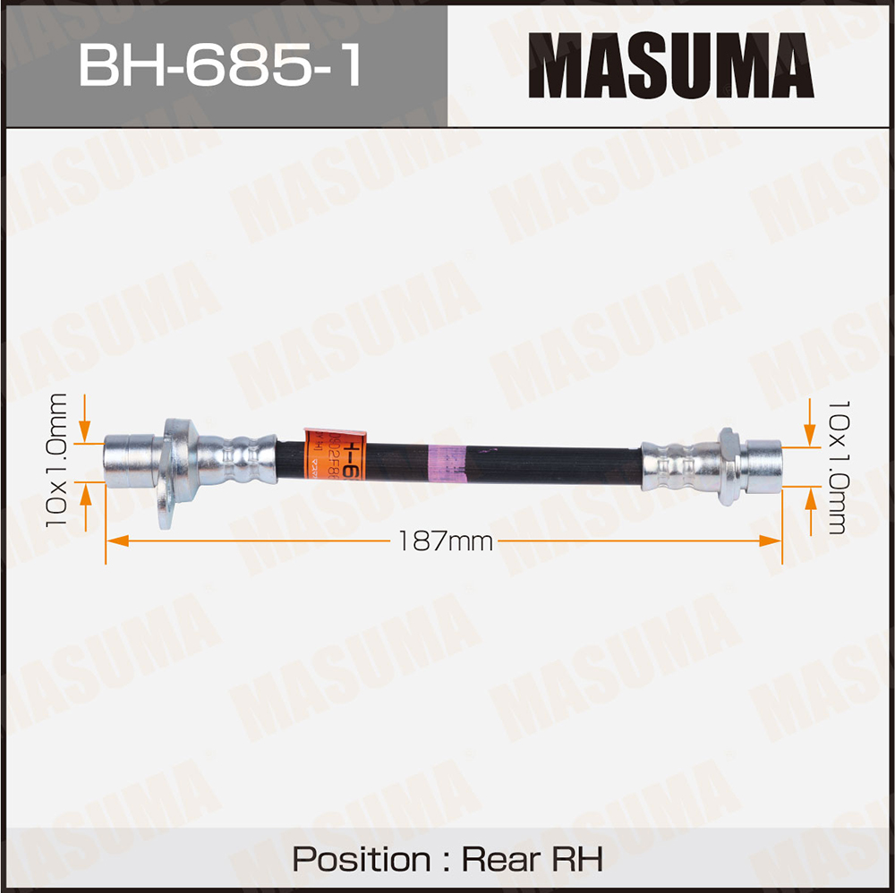 Шланг тормозной - Masuma BH-685-1