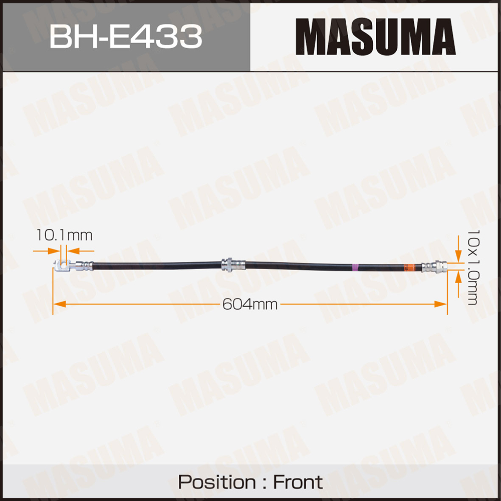Шланг тормозной - Masuma BHE433