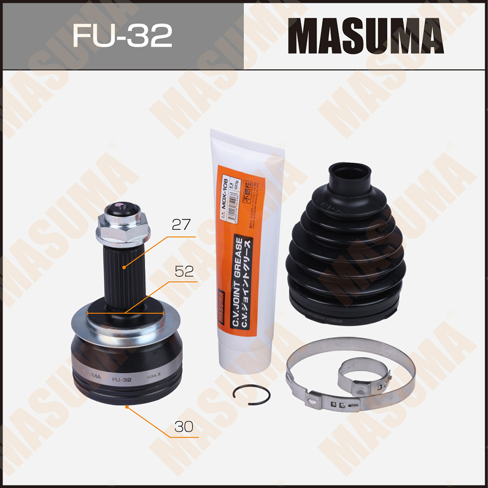 Шрус 30х52х27 (1/6) - Masuma FU32