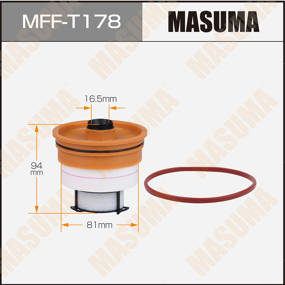 фильтр топливный!\ Toyota Land Cruiser 4.5d 08> - Masuma MFFT178