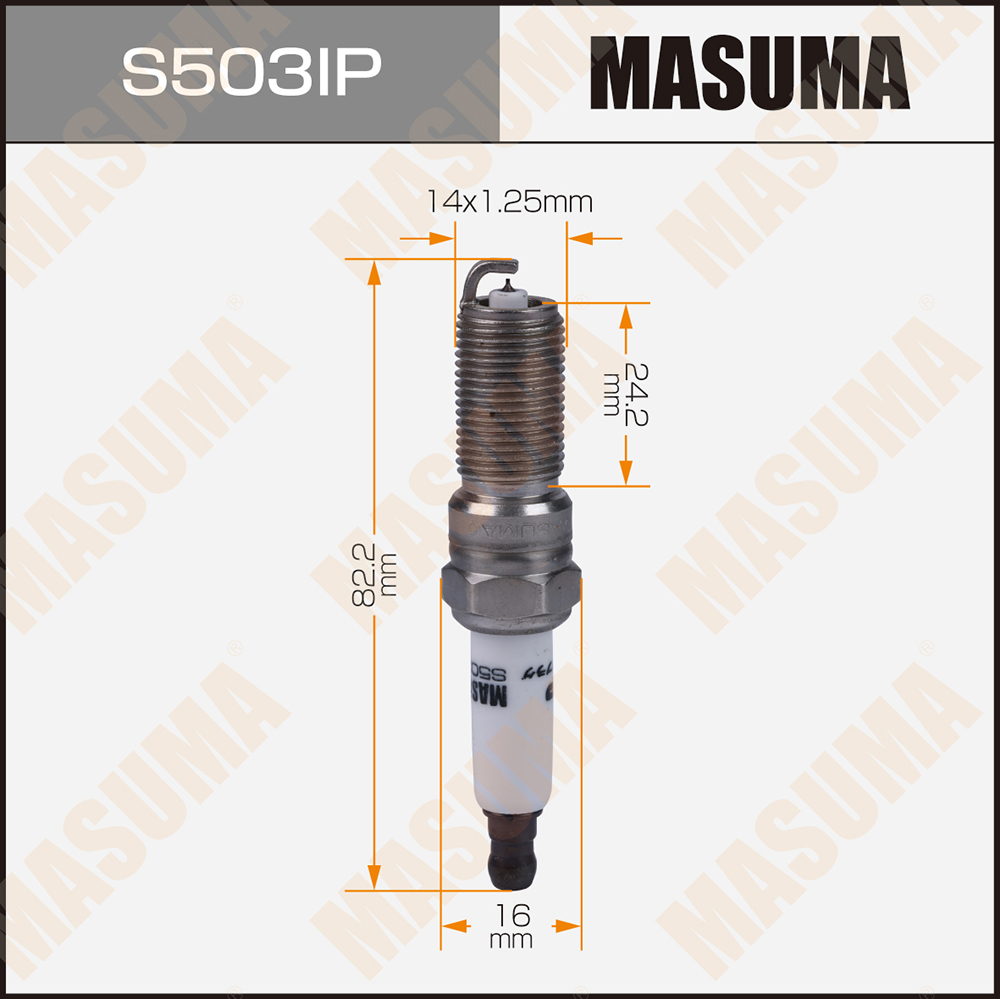 Свеча зажигания iridium+platinum - Masuma S503IP