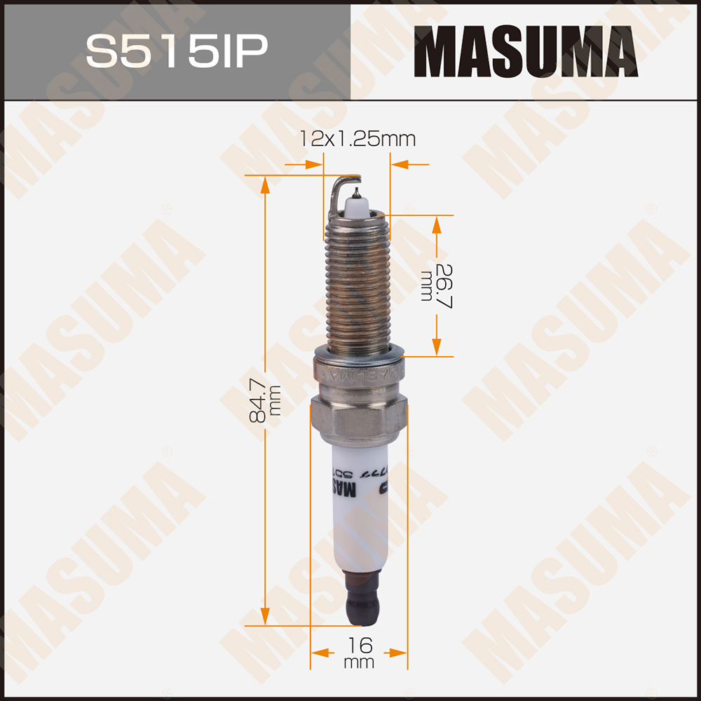 Свеча зажигания iridium+platinum - Masuma S515IP