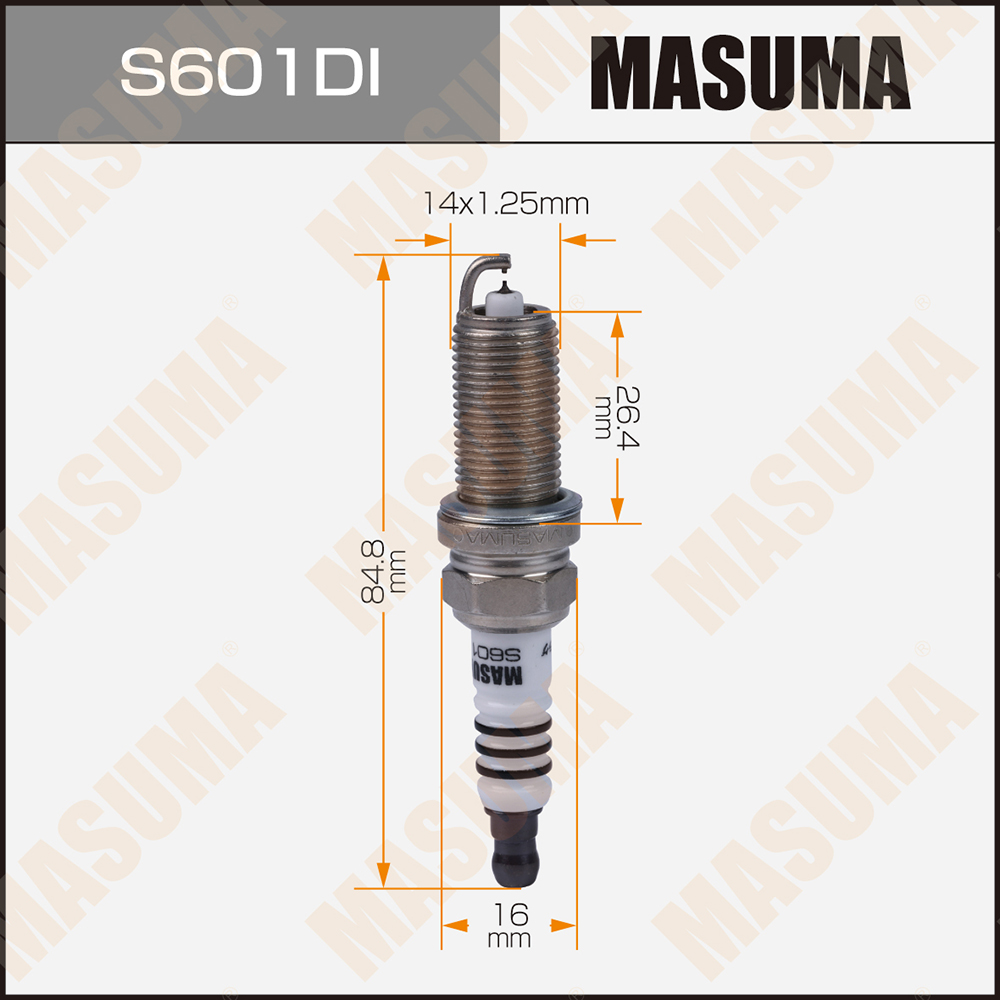 Свеча зажигания double iridium - Masuma S601DI