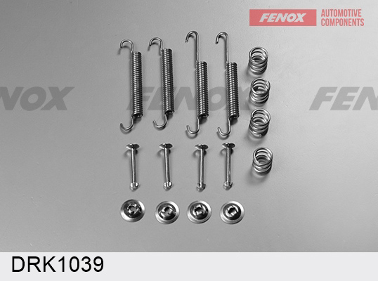 Монтажный комплект барабанных колодок  - Fenox DRK1039