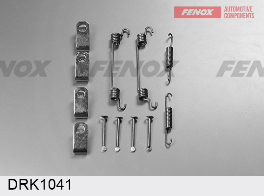 Колодки тормозные барабанные | зад | - Fenox DRK1041