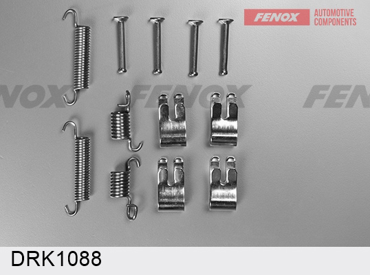 Установочный комплект задних колодок | зад | - Fenox DRK1088
