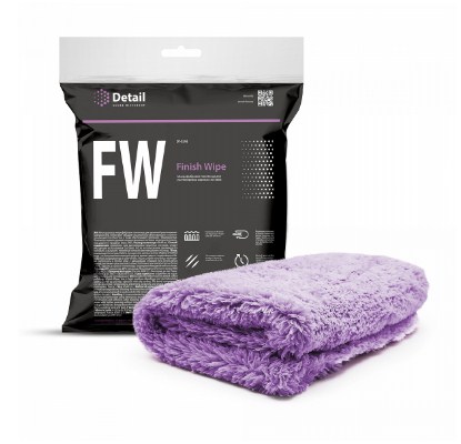 Салфетка микрофибра Detail FW Finish Wipe (40х40 см.) для располировки жирных составов, , - Grass DT0244