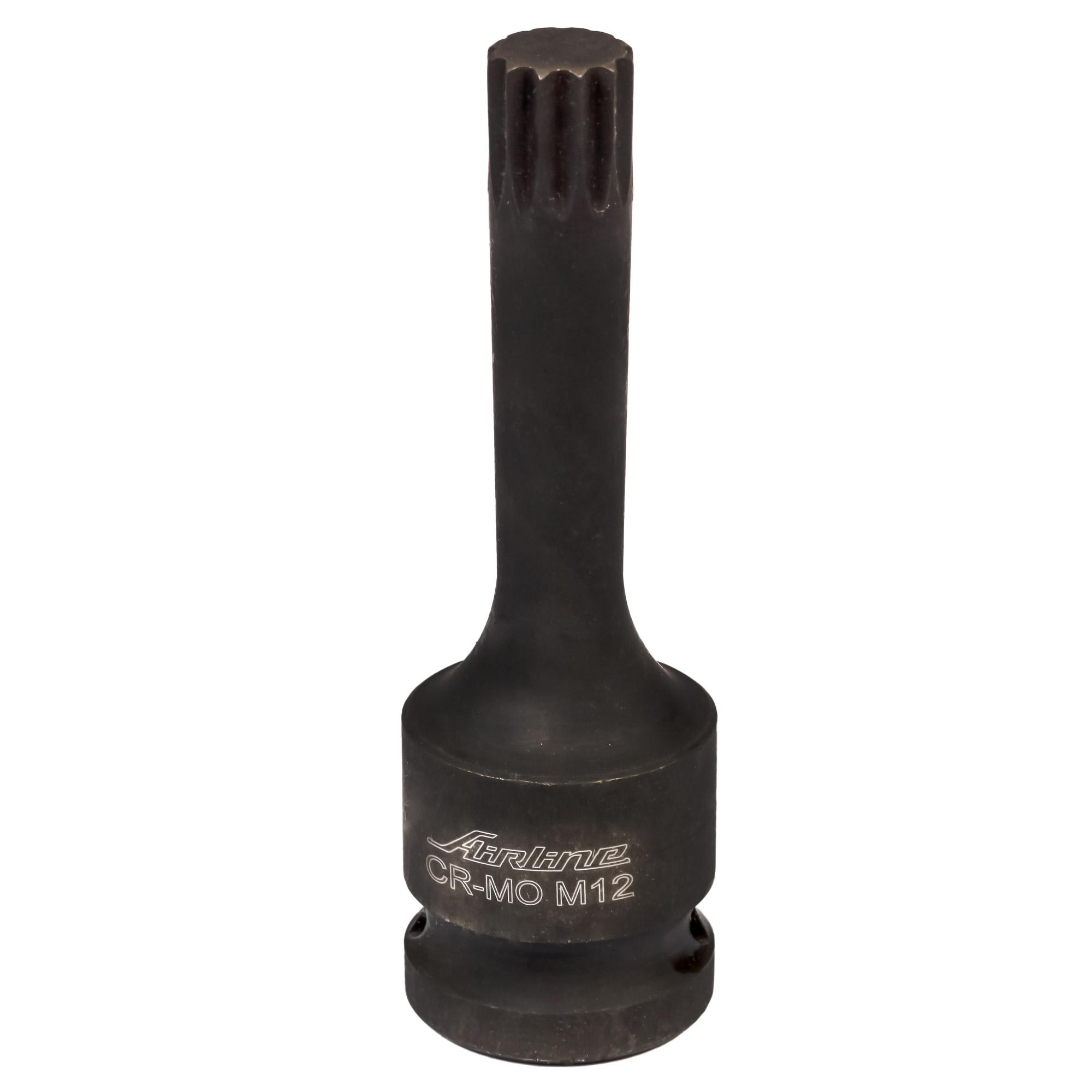 Головка ударная торцевая 1/2 DR внешний spline M12 - AIRLINE ATAS036