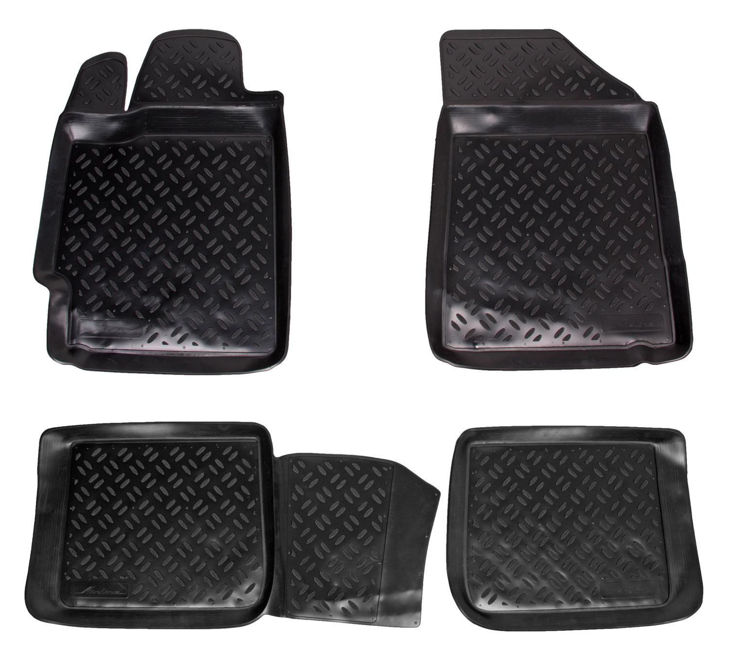 Ковры для Toyota Camry (07-11) 4 шт., выс.борт, полимер., черн. - AIRLINE ACM-PS-82