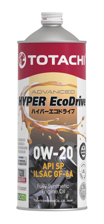 0w-20 hyper Ecodrive sp/rc/gf-6a 1л (синт. мотор. масло) - Totachi E0101