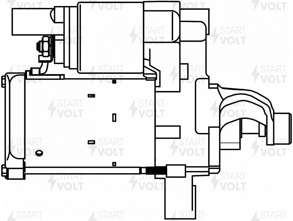 Стартер - STARTVOLT LSt 1863