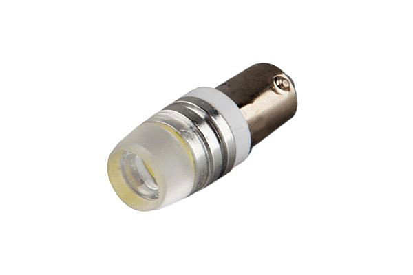 Лампа светодиодная T4W 12V линза 1,5w High Power бел - LEDO BA9SH1L1