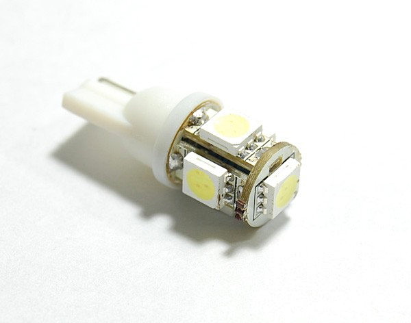 Лампа светодиодная W5W / T10 24V 5smd белая - LEDO 2845S5N1