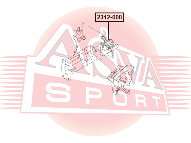 Опора двигателя - Asva 2312-008