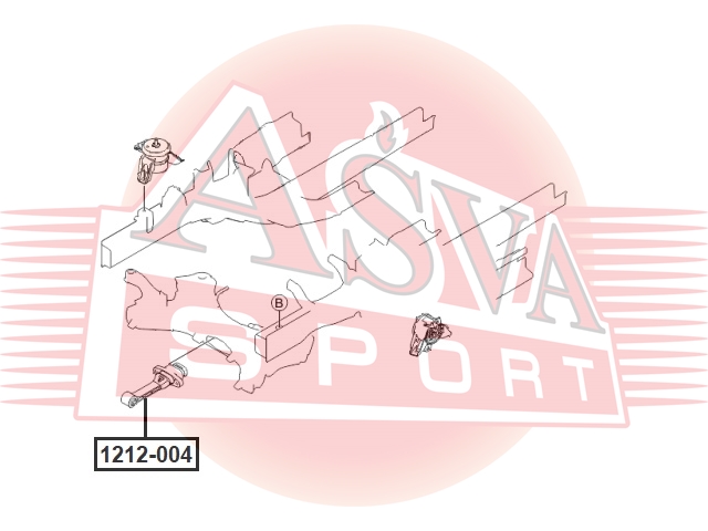 Опора двигателя - Asva 1212-004