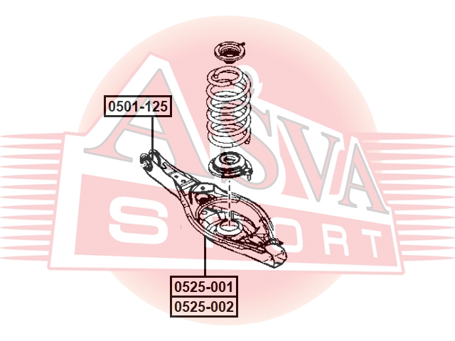 Тяга задняя - Asva 0525-001