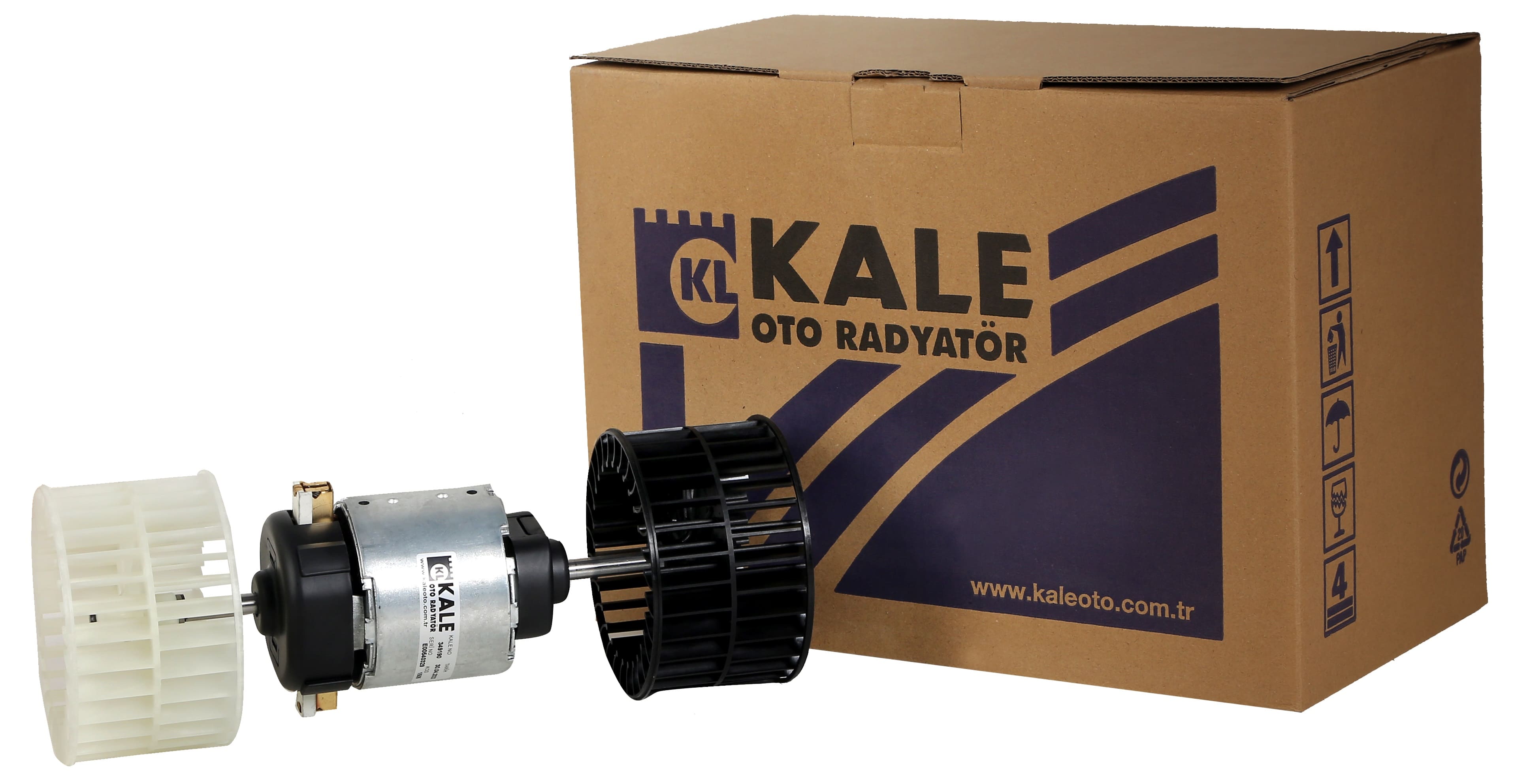 Мотор отопителя 24V с крыльчаткой man/volvo - Kale oto Radyator 349190