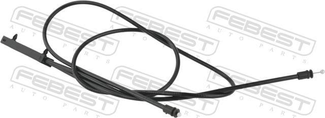 Трос привода открывания замка капота - Febest 19101-E90TUF