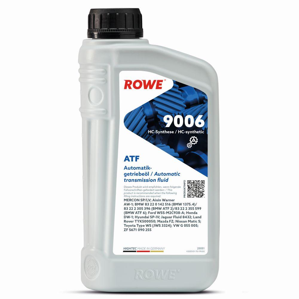 Hightec ATF 9006 Трансмиссионная жидкость синтетическая 1L - ROWE 25051001099