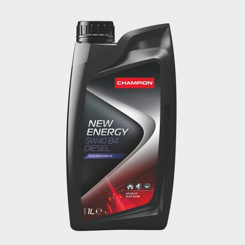 Масло моторное NEW energy 5w40 B4 diesel 1L - Champion 8219818