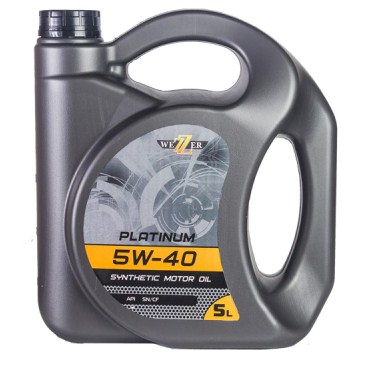 Масло моторное Platinum 5w40 sn/cf (1 л) синт. - WEZZER 4606581