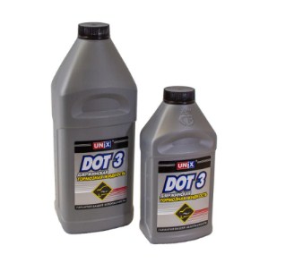 Жидкость тормозная dot-3 (910 г) - UNIX 4600183