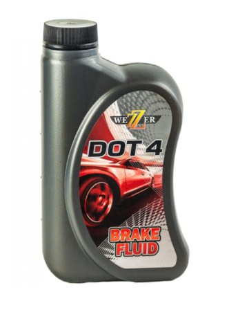 Жидкость тормозная dot-4 (910 г) - WEZZER 4631422