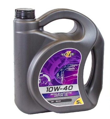 Масло моторное 10w40 sg/cd (5 л) п/синт. - WEZZER 4607892