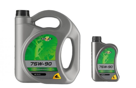 Масло трансмиссионное 75w90 gl-5 (4 л) - WEZZER 4607038