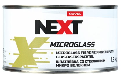 Шпатлевка с микро стекловолокном next microglass (1,8 кг) - NOVOL 90917