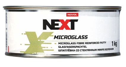 Шпатлевка с микро стекловолокном next microglass (1 кг) - NOVOL 90916