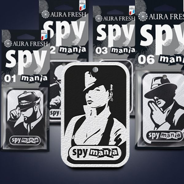 Ароматизатор подвесной (Deck) SPY mania - AURA FRESH 23101