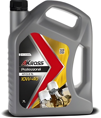 Масло моторное полусинтетическое professional 10w40 ci-4/sl 7л - Akross AKS0032MOS