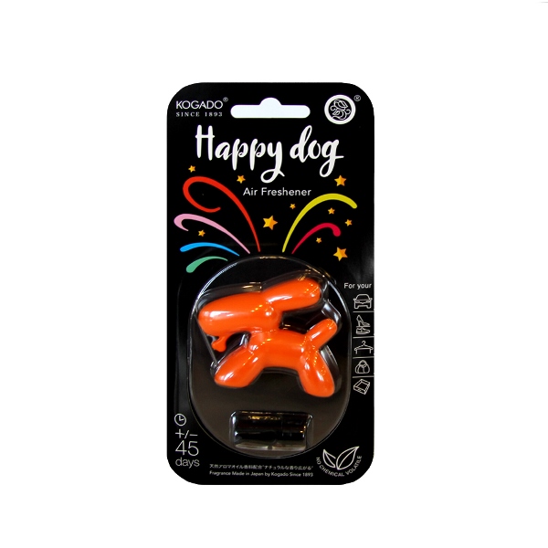 Ароматизатор полимерный Happy Dog на кондиционер White Musk - KOGADO 3301