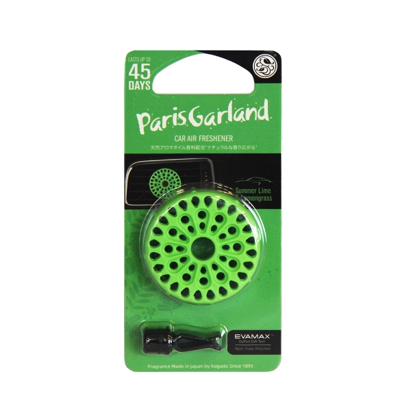 Ароматизатор полимерный Paris garland на кондиционер Summer Lime&Lemongrass - KOGADO 3210