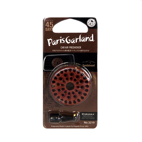 Ароматизатор полимерный Paris garland на кондиционер Sandalwood/Aloeswood - KOGADO 3219