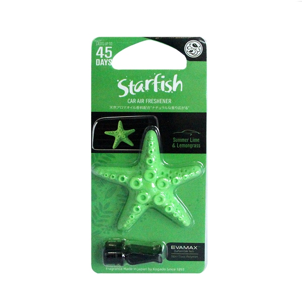 Ароматизатор полимерный Starfish на кондиционер Summer Lime&Lemongrass - KOGADO 3234