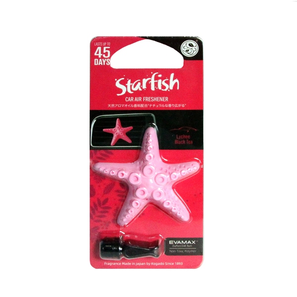 Ароматизатор полимерный Starfish на кондиционер Lychee Blacktea - KOGADO 3236