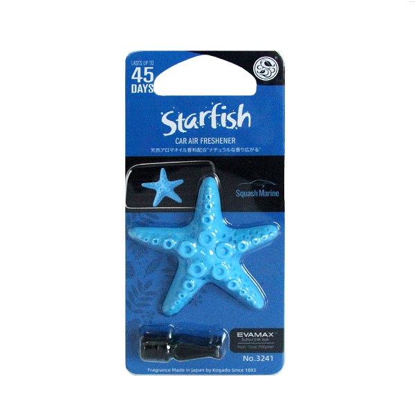 Ароматизатор полимерный Starfish на кондиционер Squash Marine - KOGADO 3241