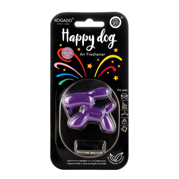 Ароматизатор полимерный Happy Dog на кондиционер New Car - KOGADO 3310