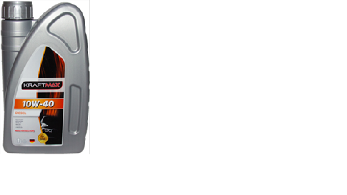 Масло моторное полусинтетическое 10w-40 diesel API sl/cf 1л - KRAFTMAX KM126/1