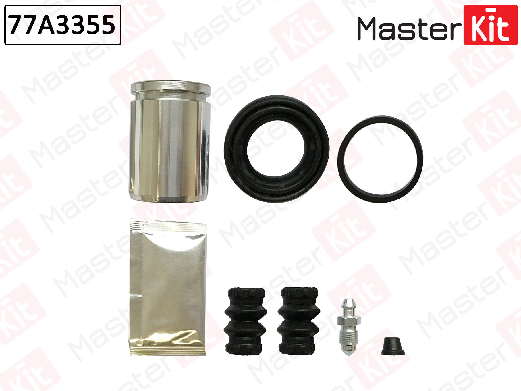 Ремкомплект тормозного суппорта + поршень - Master KiT 77A3355
