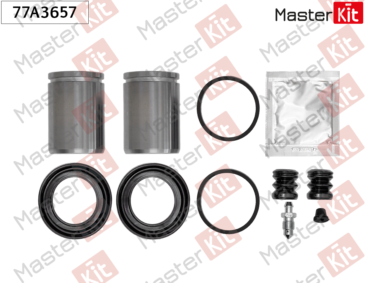 Ремкомплект тормозного суппорта + поршень - Master KiT 77A3657